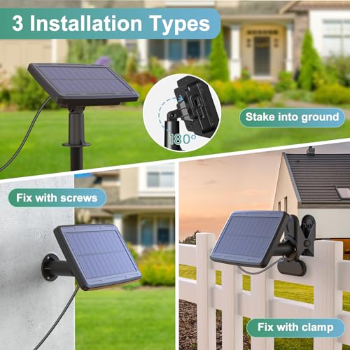 Avtoit | 52FT Solar String Lights for Outdoor with Remote Control, Warm White
