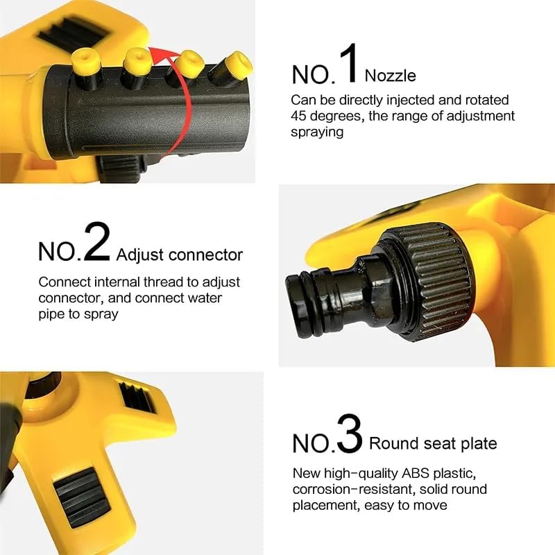 Avtoit | 360° Rotating Lawn Sprinkler | Stable, Multi-Angle Nozzles for Even Coverage in Large Gardens
