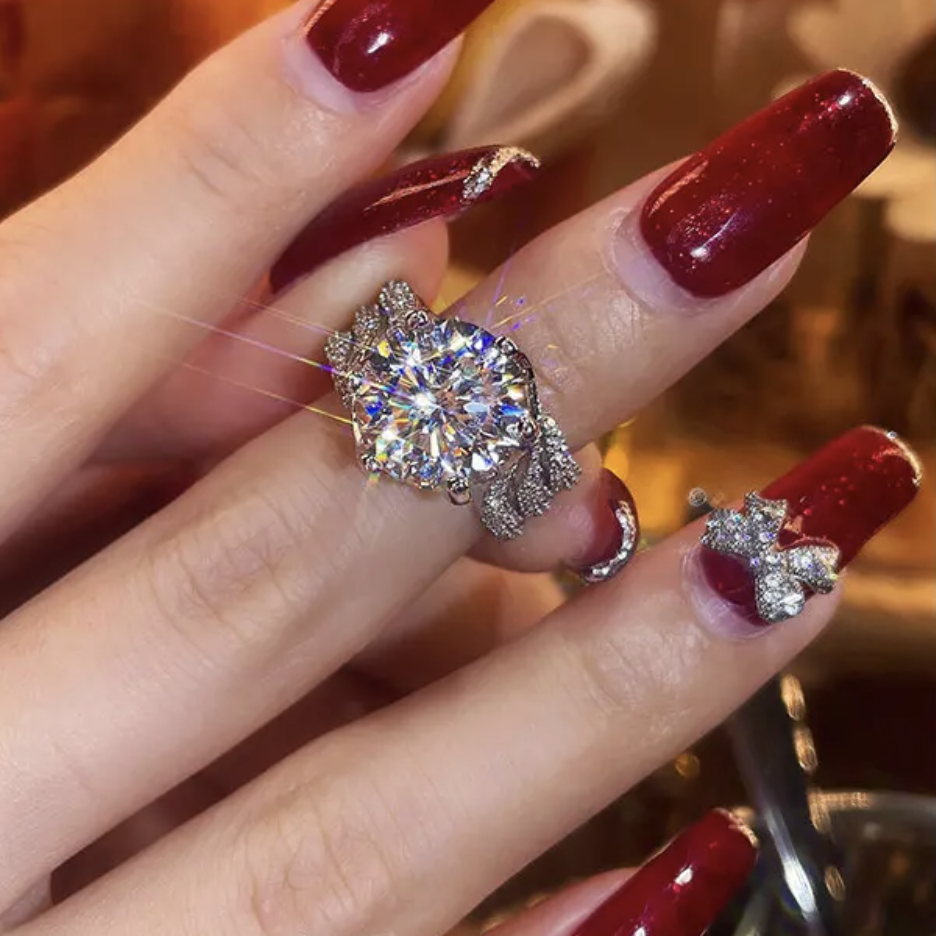 Avtoit | 3-Carat Super Flash Moissanite Ring