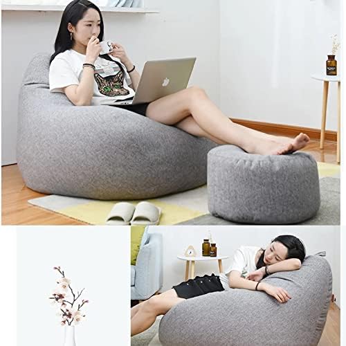 Avtoit | Luxury Linen Bean Bag – Ergonomic & Stylish Comfort Seating