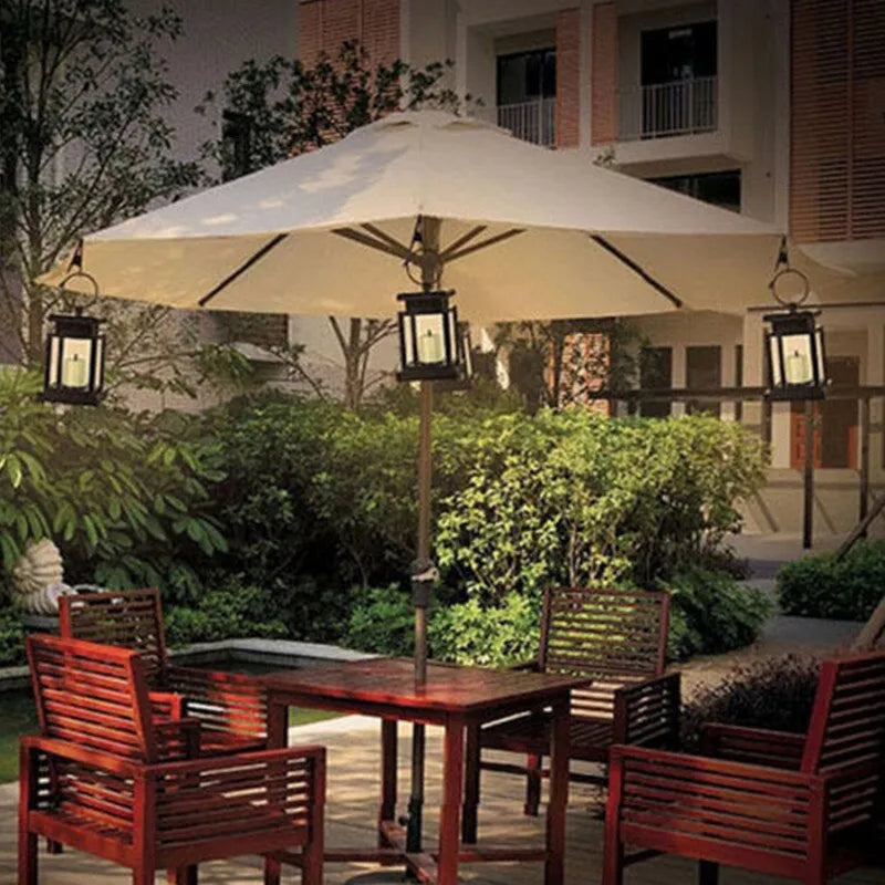 Avtoit | Solar Lantern with LED Candle – Hanging Lamp for Garden & Terrace, Decorative Light for Outdoor