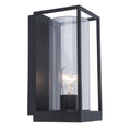 Avtoit | Lutec 5288803012 Flair Matt Black Outdoor Vintage Flush Lantern Wall Light