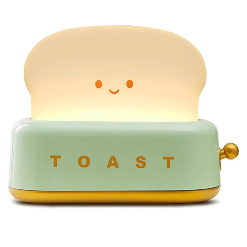 Avtoit | Shaded Nightstand Lamp – Kawaii Toast LED Lamp for Cozy Lighting