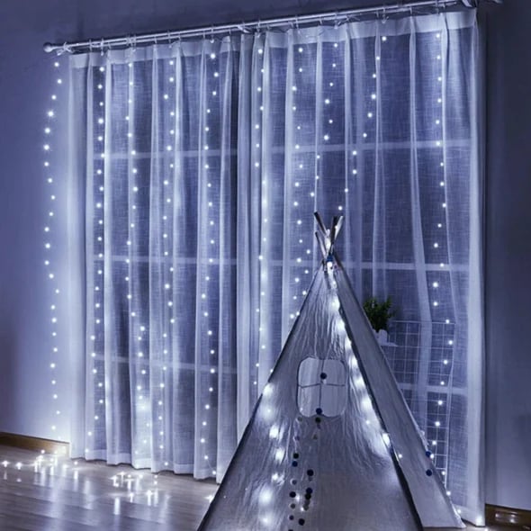 Avtoit | LED Rainbow Curtain Lights — Color Changing Waterproof Decoration