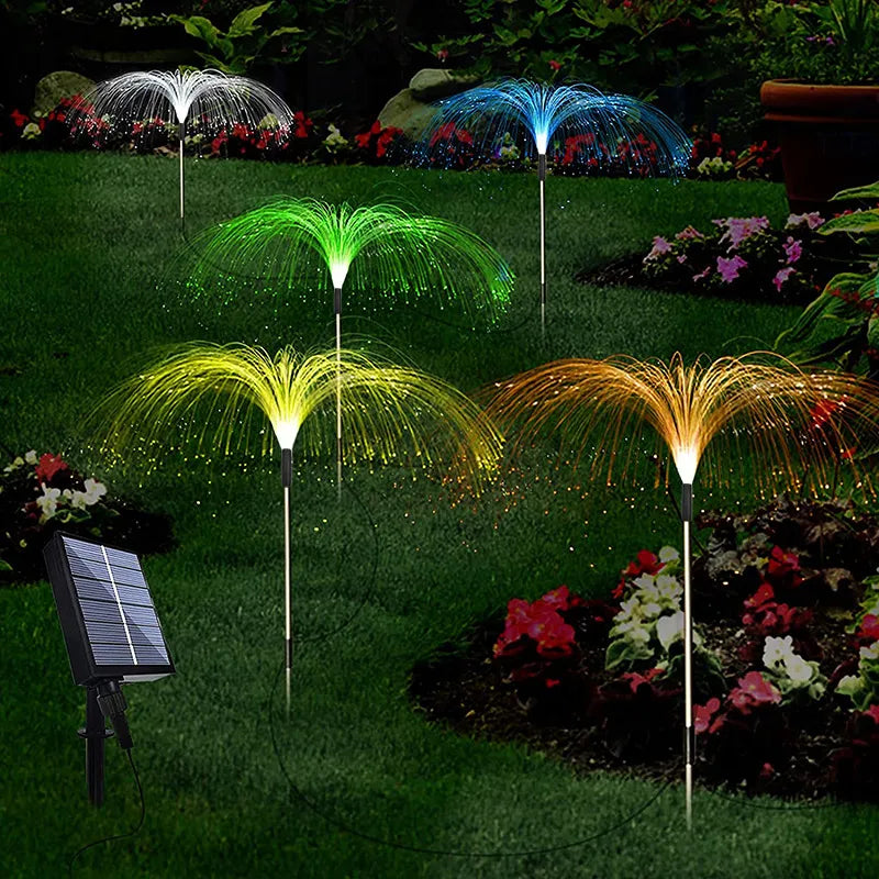 Avtoit | Solar Garden Light with Color Change – LED Lawn Light for Garden & Terrace, Firework Design