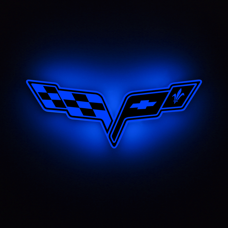 Corvette C6 LED Car Badge