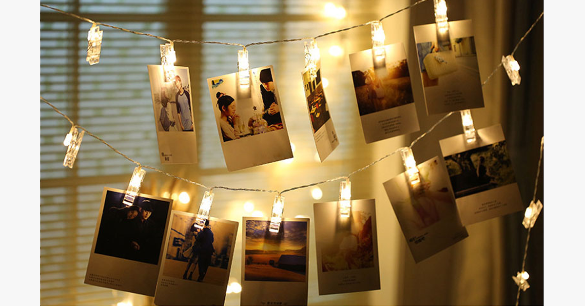 Avtoit | LED Photo String Lights – Brighten up your room with happy memories