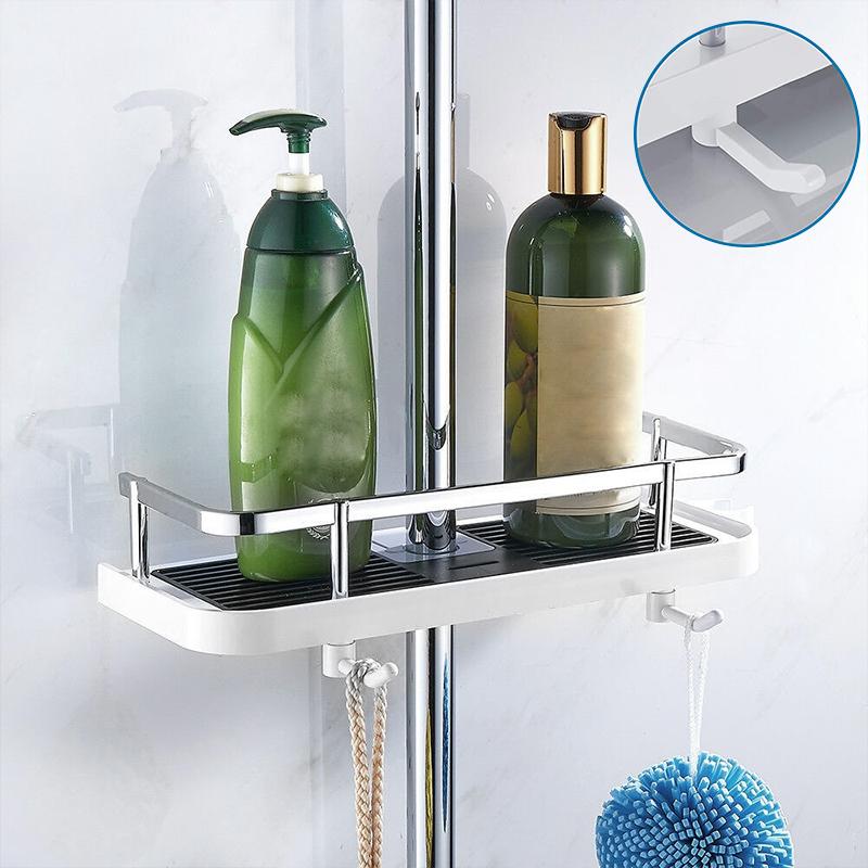 Avtoit | BathBuddy | No-Drill Shower Shelf – Space-Saving Bathroom Storage