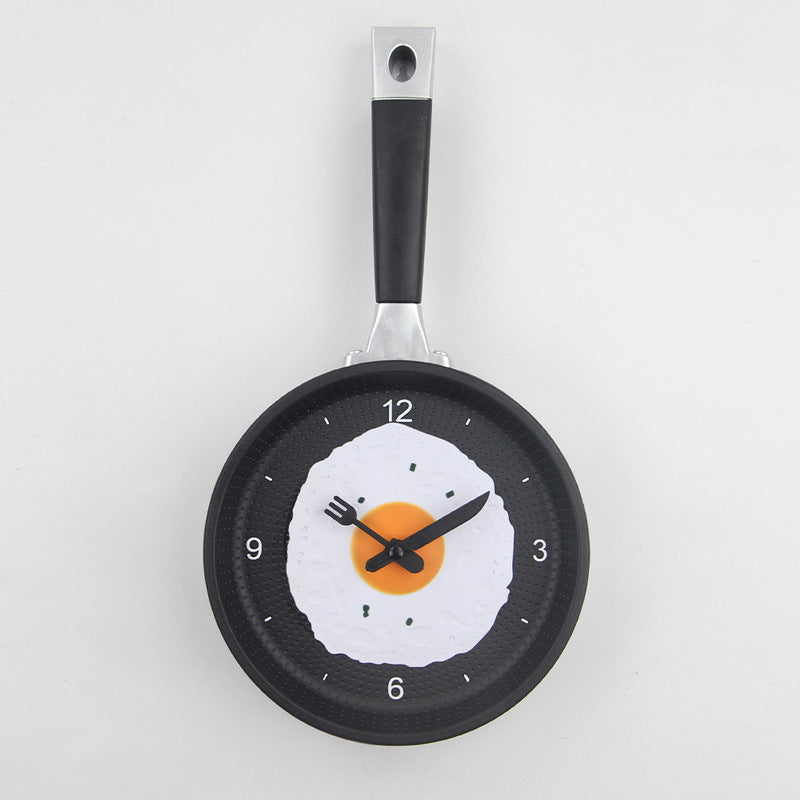 Avtoit | Fried Egg Pan Clock Silent Clock Wall Clock Wall Clock