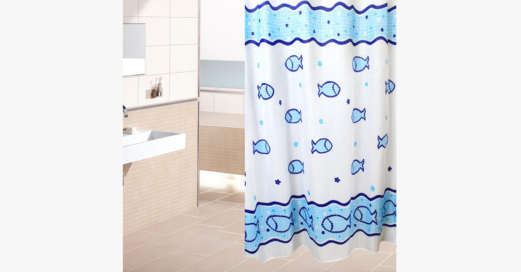 Avtoit | Waterproof Shower Curtain - Fish Design