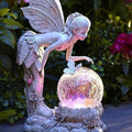 Avtoit | Home garden solar energy decoration Fairy Statue
