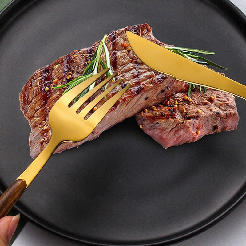 Avtoit | Wooden Handle Cutlery Set