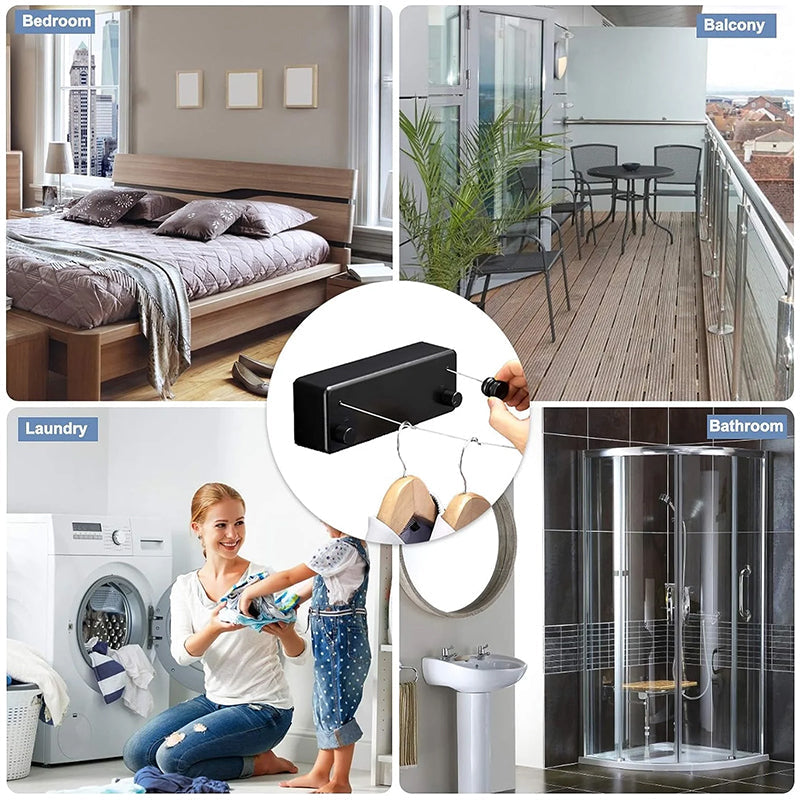 Avtoit | Retractable clothesline for indoors/outdoors
