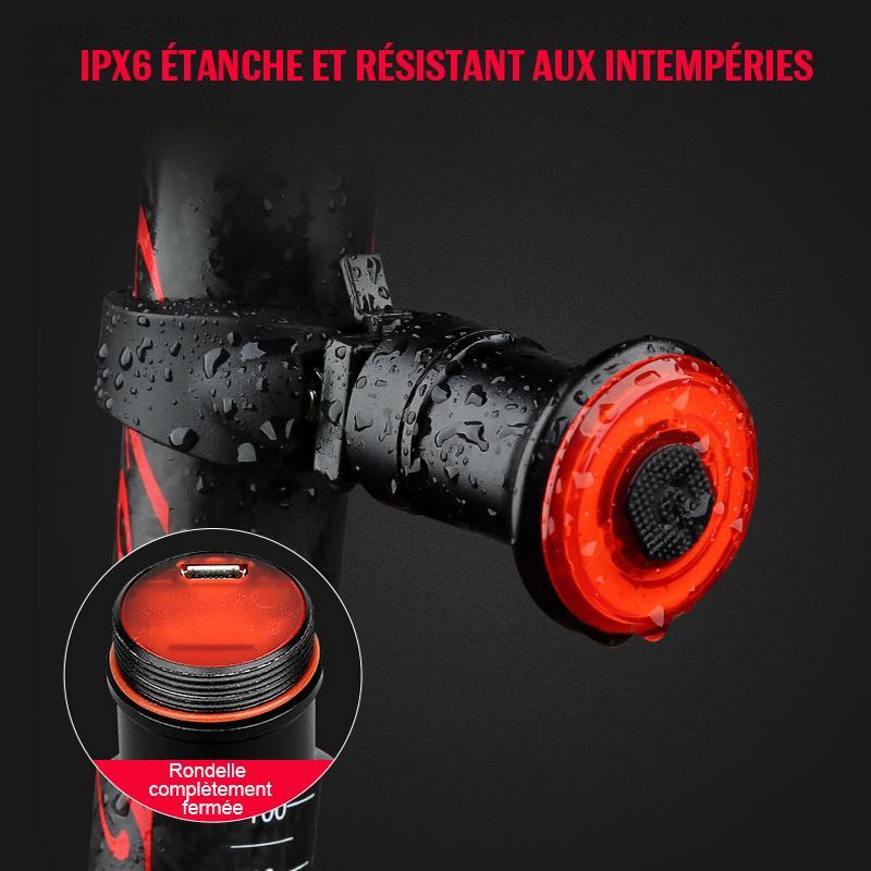 Avtoit | Smart Bike Tail Light – Ultra-Intelligent Brake Light with USB Rechargeable Battery & Waterproof Design