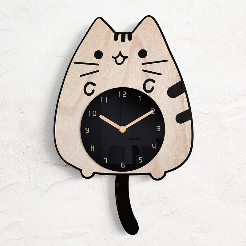 Avtoit | PurrTime - Swinging Cat Wall Clock