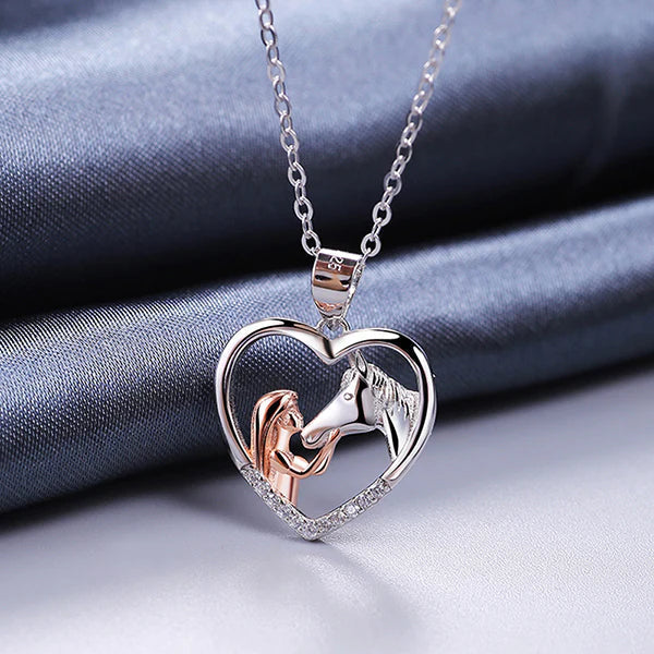 Avtoit | Girl and Horse Necklace Chain