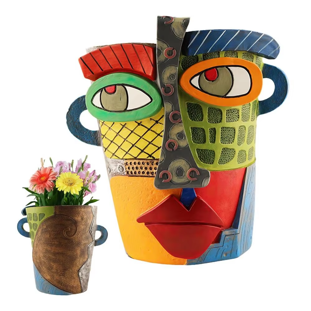 Avtoit | Abstract Face Flower Pot