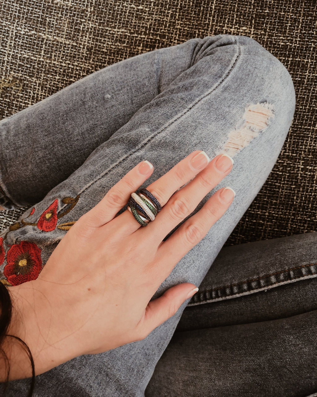 Avtoit | Monaco Design Luxury Statement Stackable Ring For Women