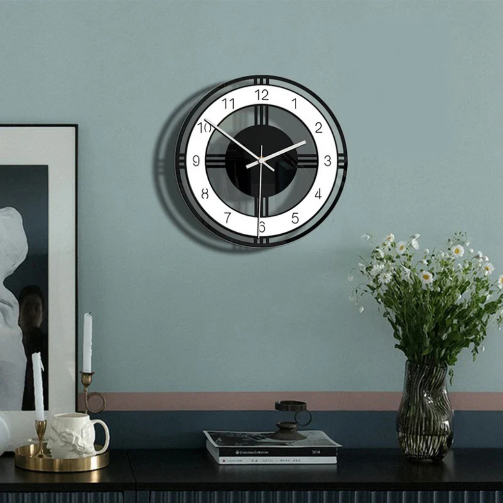 Avtoit | Large Wall Clock Black | Modern Wall Design