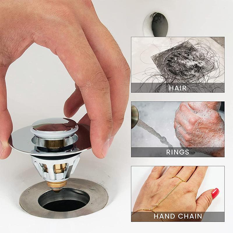 Avtoit | Universal Stainless Steel Pop-up Drain Filter