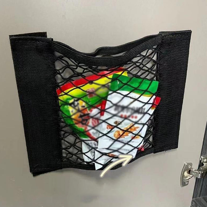 Avtoit | Plastic Bags Storage Net Bag (With Adhesive Tape)