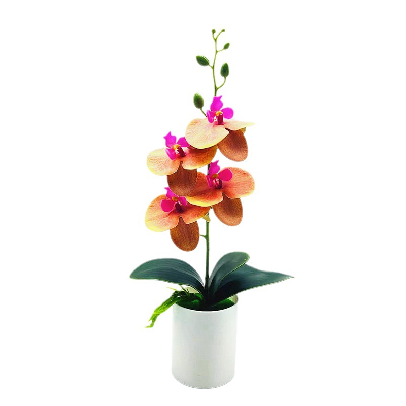 Avtoit | Artificial Orchid Flower – Decorative Artificial Plant for Living Room and Table Decoration