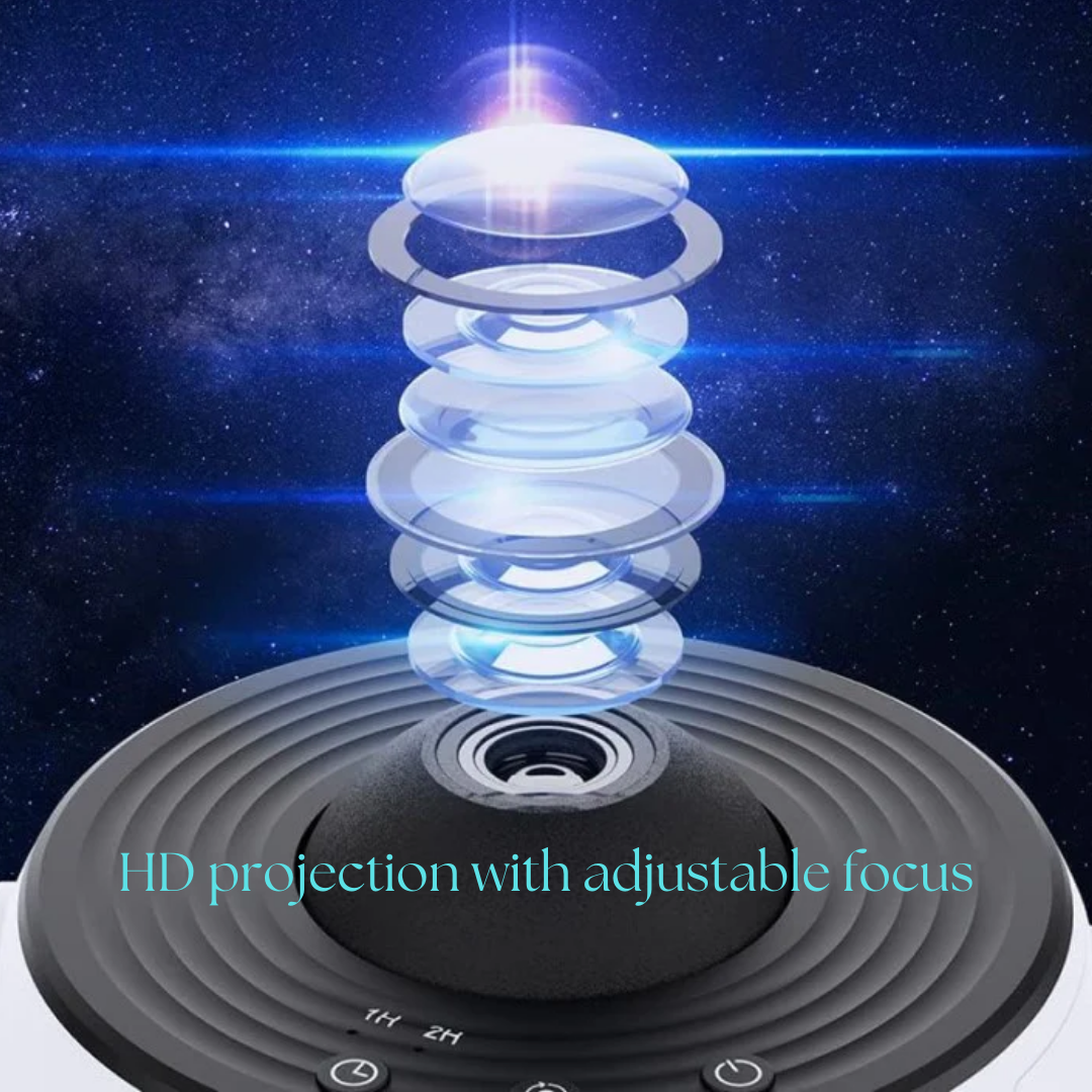 Avtoit | Galaxy Projector with 360° Rotation - Stunning Room-Wide Night Sky View