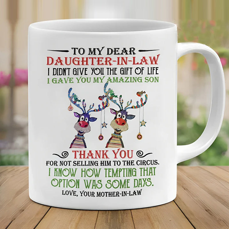 Avtoit | I have given you my amazing son - Best gift for daughter-in-law mugs