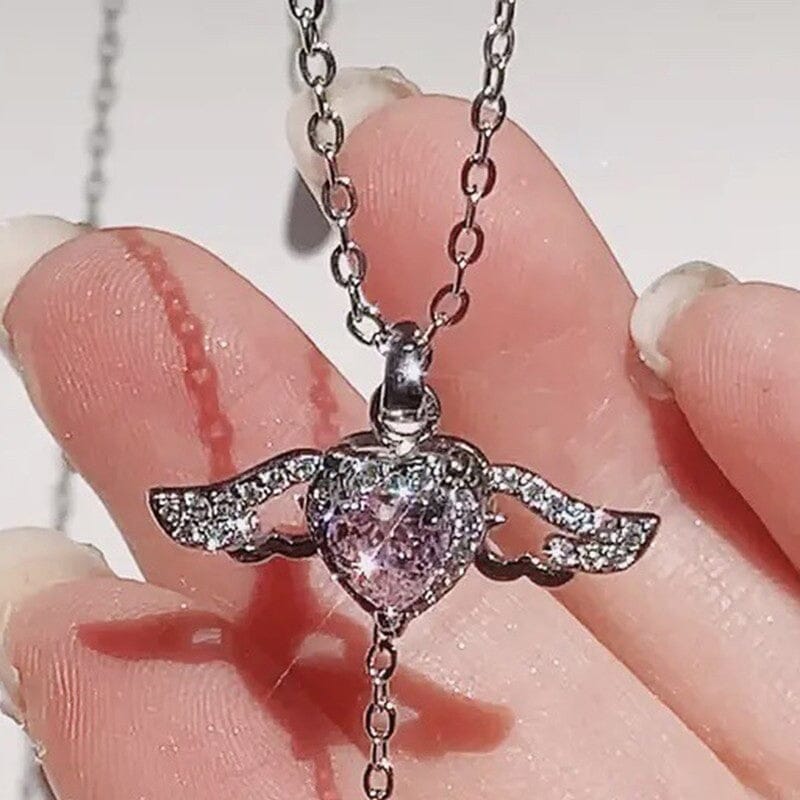 Avtoit | Pink Angel Wings Necklace