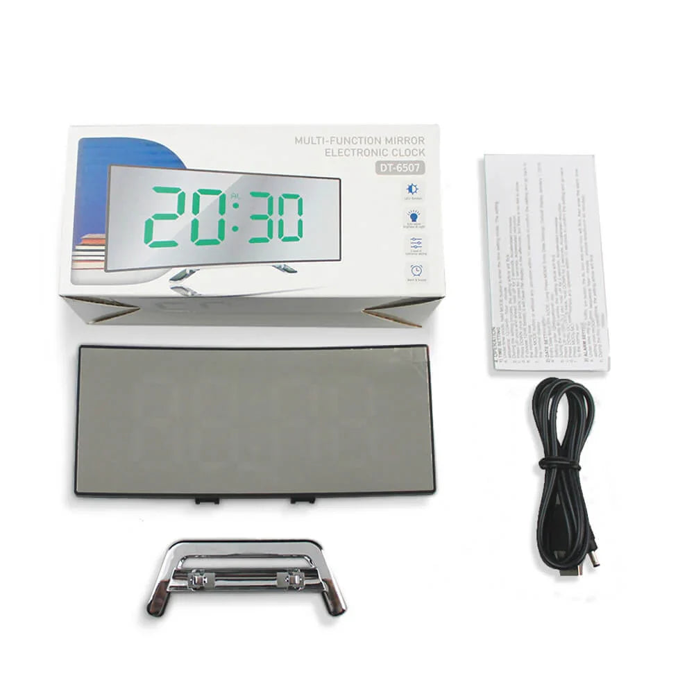 Avtoit | Curved LED Digital Alarm Clock in Modern Style