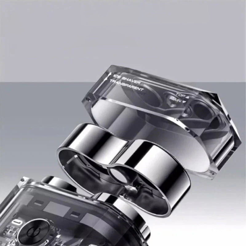 Avtoit | Transparent Mini Dual-Head Electric Shaver
