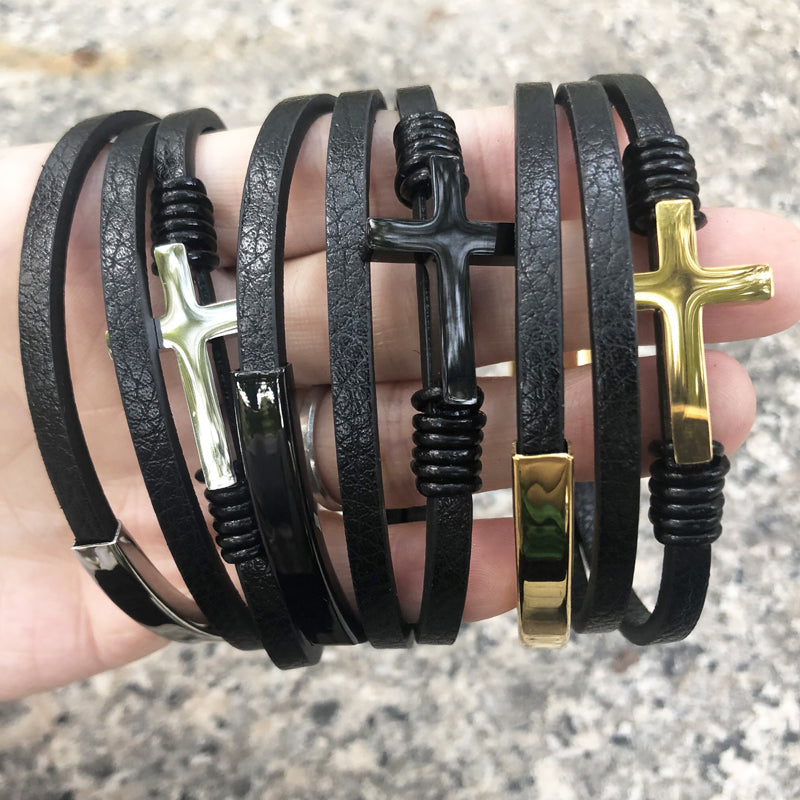 Avtoit | Multi-layered cross bracelet