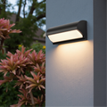 Avtoit | Modern Black Outdoor LED Wall Light – Weatherproof Warm Lighting for Garden, Patio & Entryways