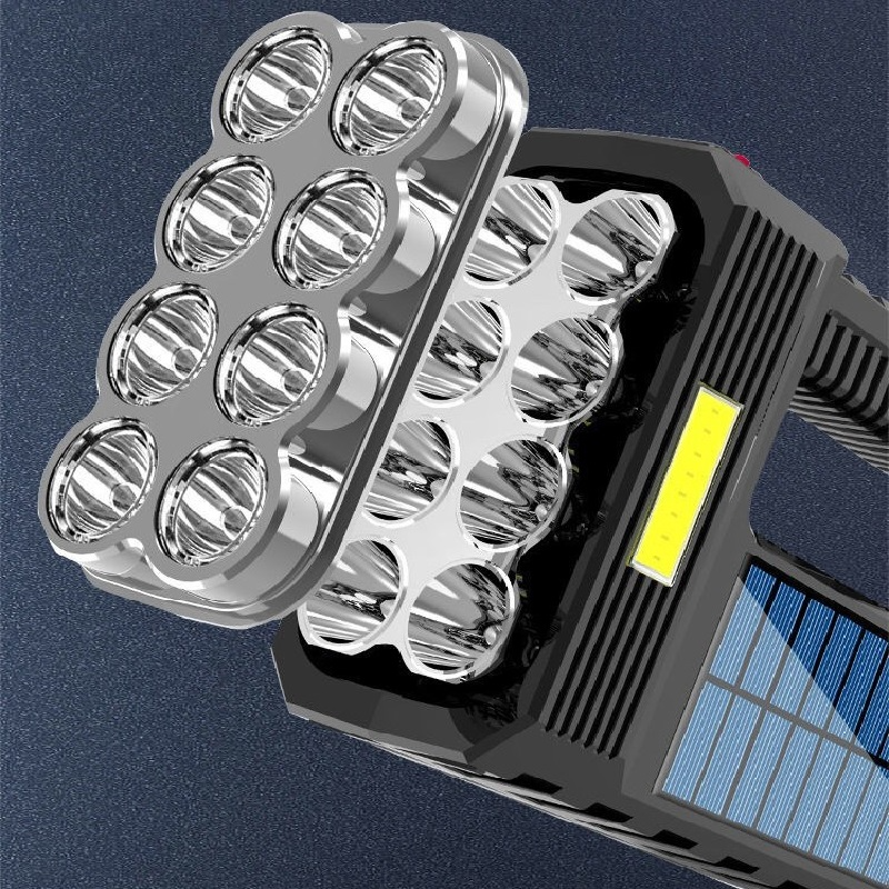 Avtoit | Solar LED Flashlight – Waterproof, powerful handheld spotlight with lithium battery
