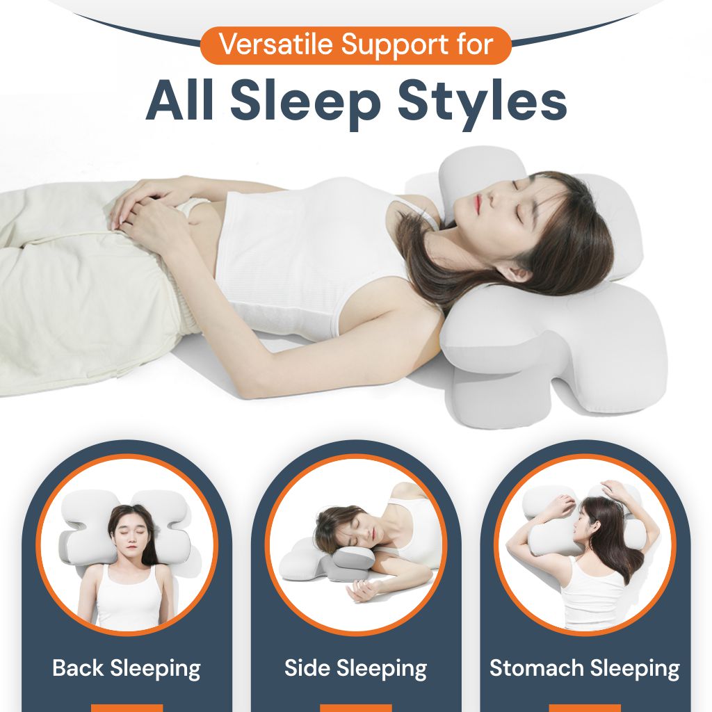 Avtoit | Side Sleeper Pillow | Ergonomic Memory Foam for Neck Pain Relief & Comfortable Sleep |Best Pillow for Back Pain