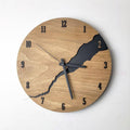 Avtoit | RusticEdge – Unique wall clock with cracked wood surface and rustic elegance