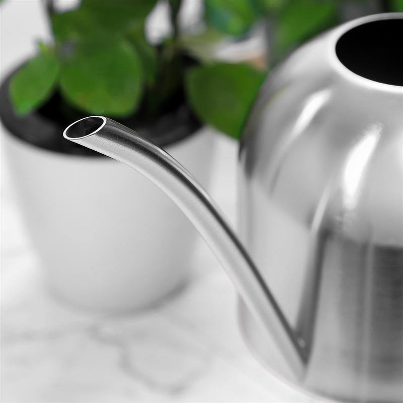 Avtoit | Stainless Steel Watering Can with Flexible Neck | Modern Design | Perfect Watering | Rustproof