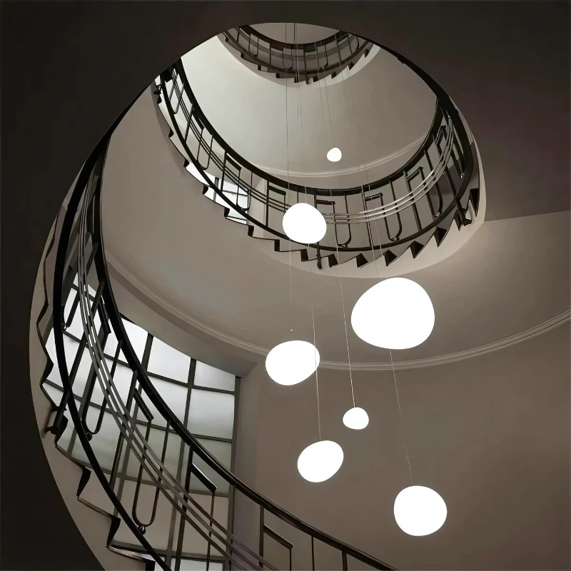 Avtoit | Elegant Glass Pebble Pendant Light