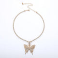 Avtoit | Crystal Pave Butterfly Pendant Necklace