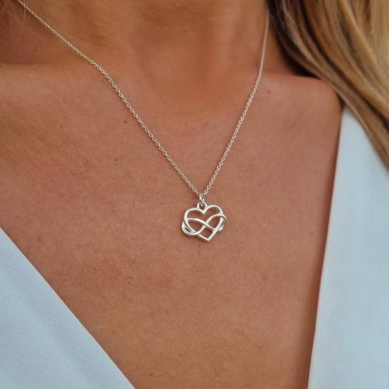 Avtoit | Love Bow Non-biological Sister Necklace Best Friend Necklace