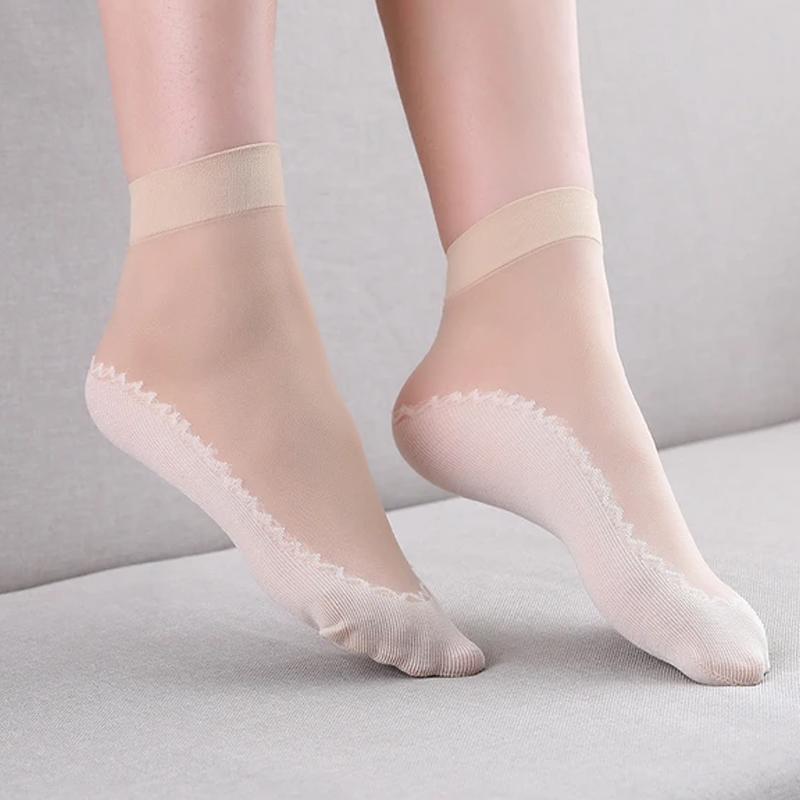Avtoit | Silky Anti-Slip Cotton Socks, 5 Pairs
