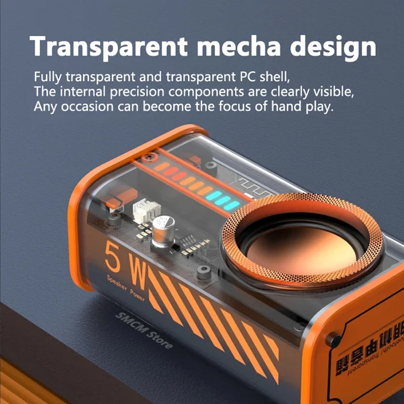 Avtoit | Transparent Mecha Wireless Bluetooth Speaker