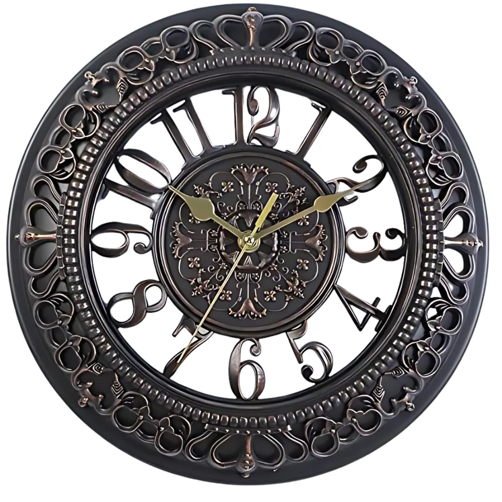 Avtoit | Large Wall Clock Black Modern | Elegant Wall Clock