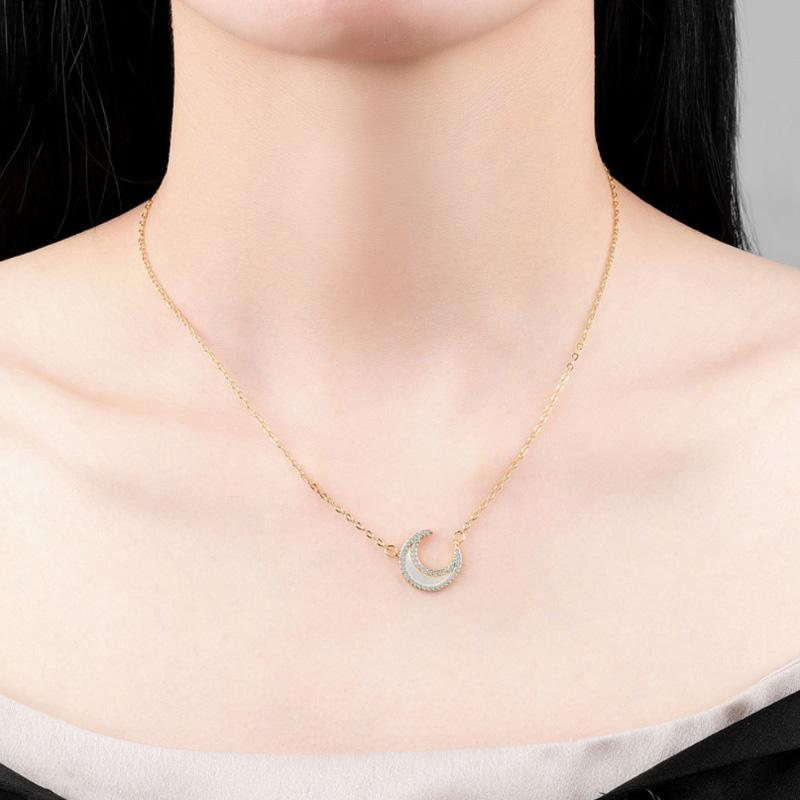 Avtoit | Fashion Rhinestone Moon Necklace