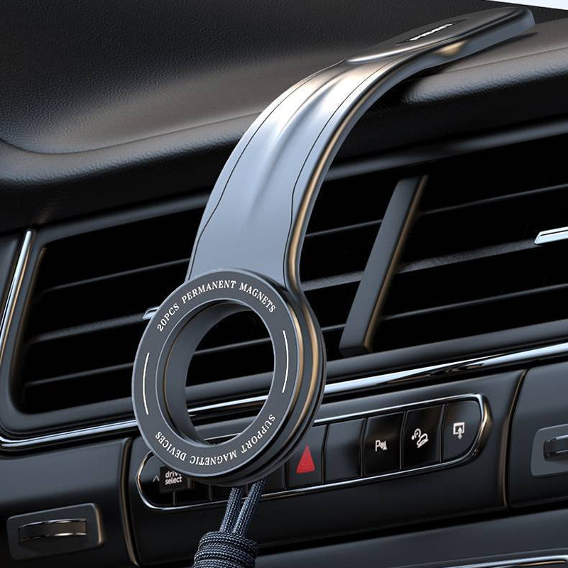 Foldable Magnetic Phone Holder with 360-Degree Rotation