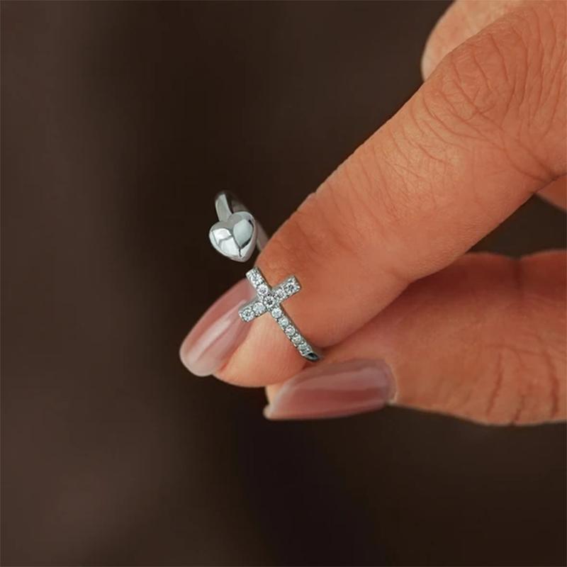 Avtoit | Love S925 Sterling Silver Cross Ring