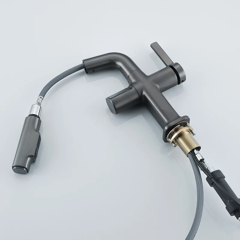 Avtoit | Elegant House Brass Aqua View Bathroom Digital Faucet