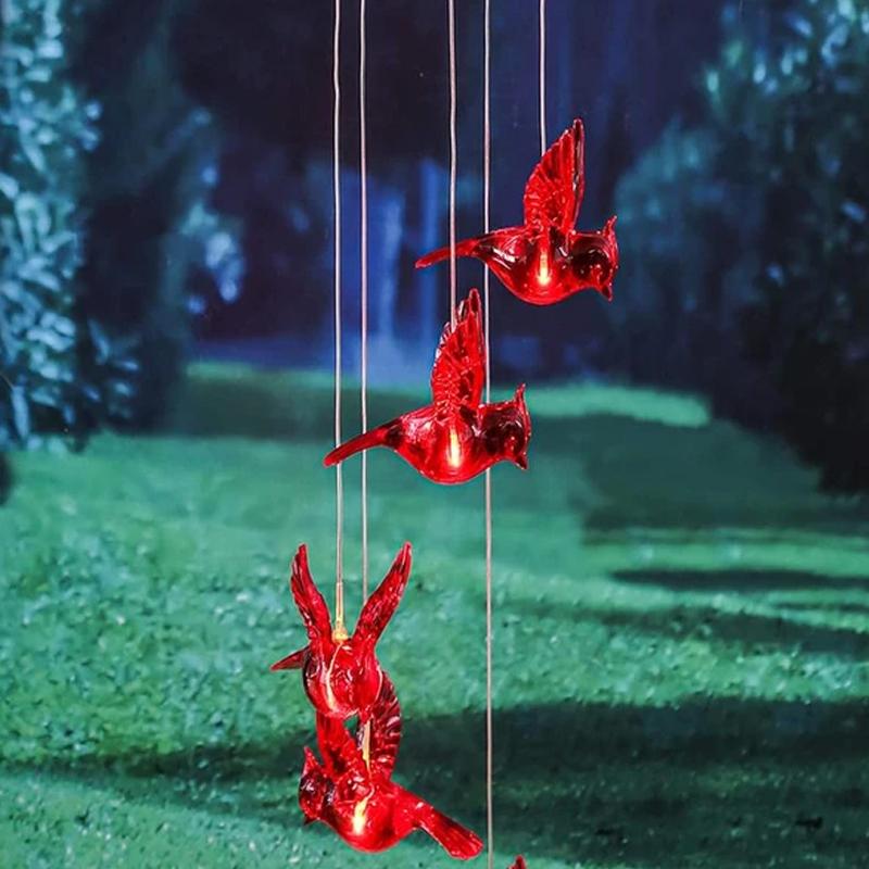Avtoit | Red Bird Wind Chime Light