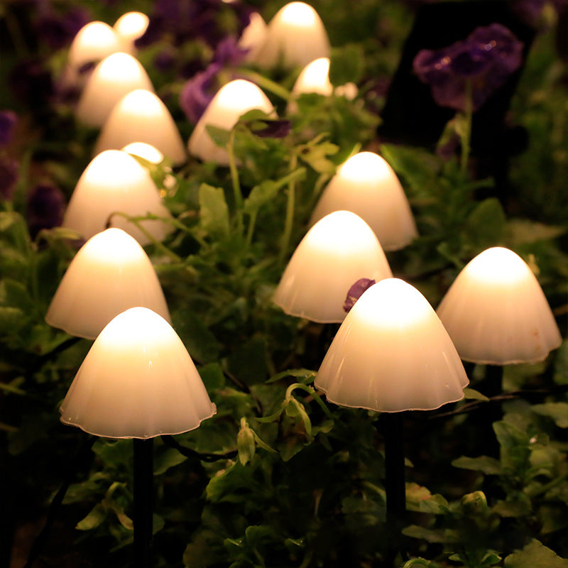 Avtoit | LED Solar String Lights Ground Stake Mushroom Lights