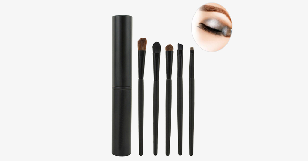 Avtoit | 5-piece professional eyeshadow brush set, perfect for blending eyeshadow - soft bristles provide you with professional results!